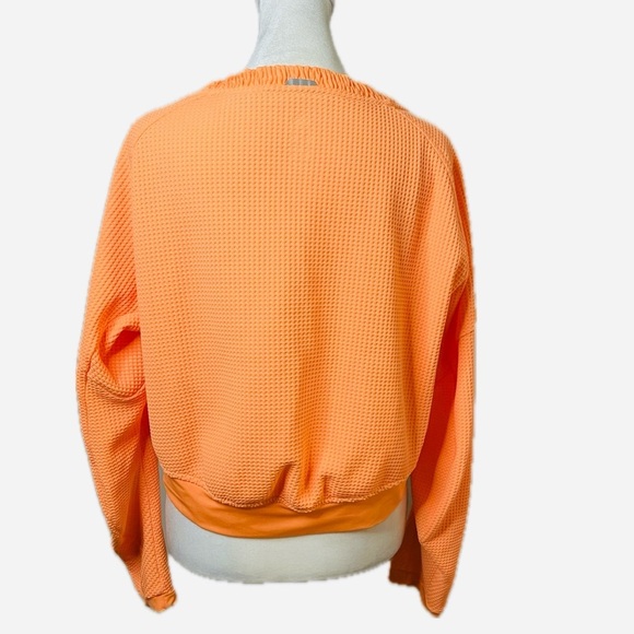Adidas orange Running Lightweight Cropped Sweatshirt – Size M - Picture 3 of 5